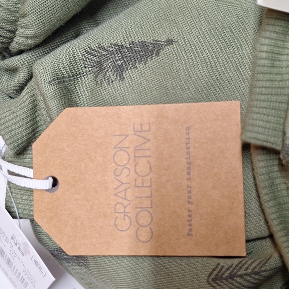 NEW! Grayson Collective Baby Bubble Long Sleeve Romper, Green - Picture 10 of 11